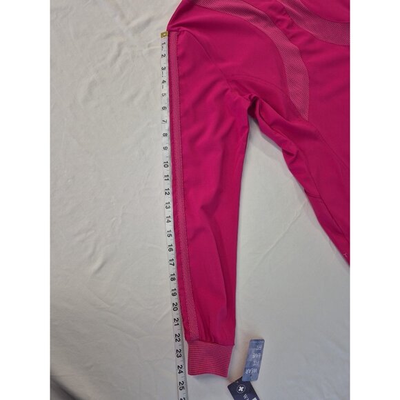 Whitecross Fit Women's XS Scrubs Set Long Sleeve Tee, Pants & Jacket Fuchsia - Picture 8 of 16